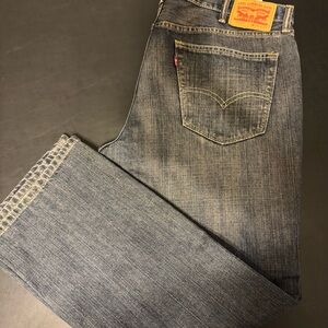 Levi's Men's Dark Blue Straight Jeans